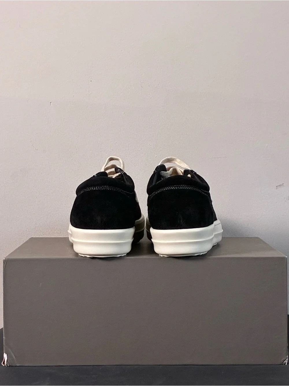Rick Owens DRKSHDW Black Canvas Sneaker